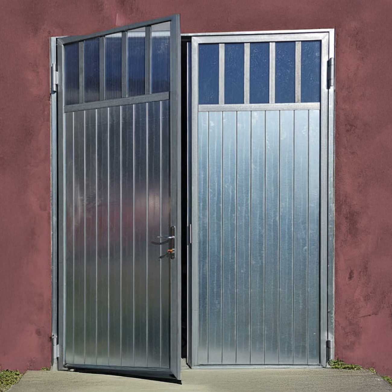 Porta doppio battente garage